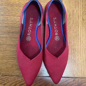 Rothy's Size 8 RED Point